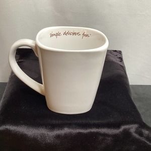 Ceramic White Mug for Mugcake or beverage